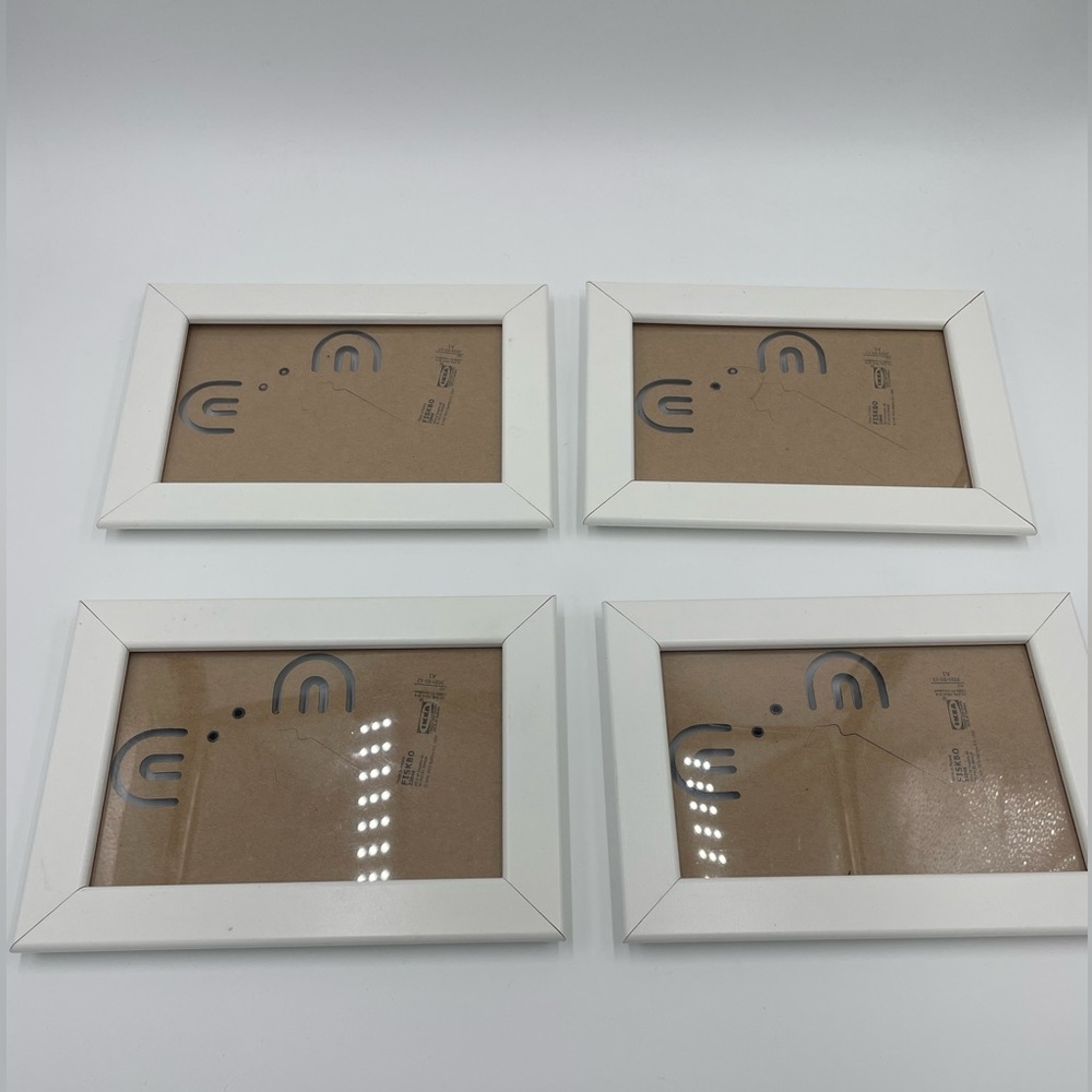 4 white picture frames from IKEA
